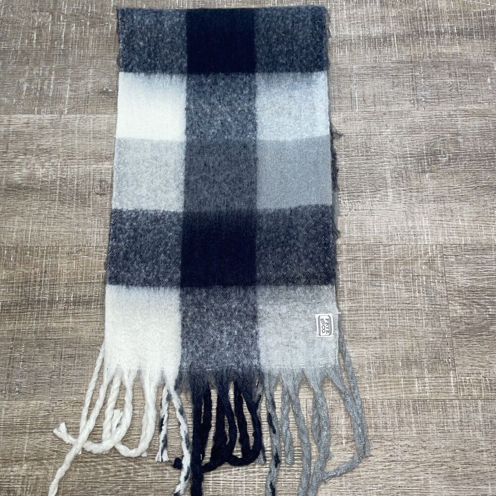 Frye and Company "BLANKET" Cold Weather Scarf, Blue Grey Original Price $36